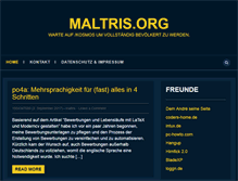 Tablet Screenshot of maltris.org